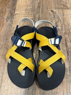 Chaco Z/2 Classic Sport Sandals- Yellow & Navy